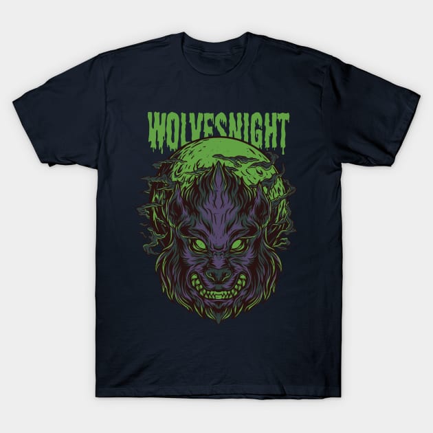 Wolvesnight T-Shirt by Stellart